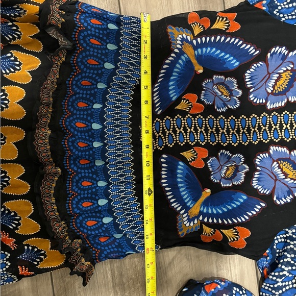 FARM Rio Vibrant Long Sleeve Maxi Dress - Picture 14 of 14